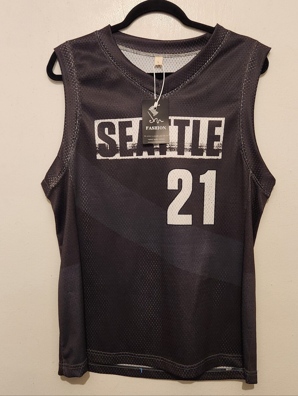 Men's Russell ＃21 Rebel Edition Victory Black Seattle Storm 2021 Jersey